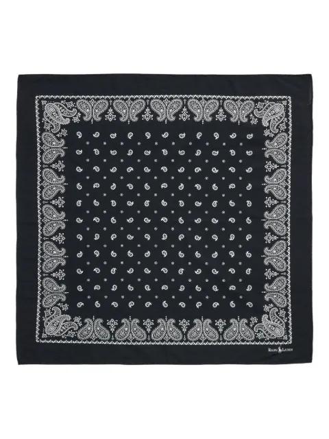 paisley-print cotton bandana by POLO RALPH LAUREN paisley-print cotton bandana by POLO RALPH LAUREN