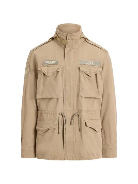 patch-detail military jacket by POLO RALPH LAUREN