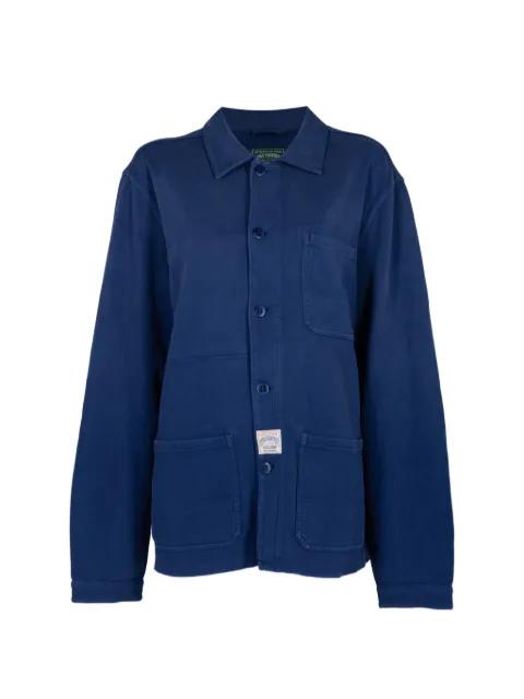 patch-pocket button-up overshirt by POLO RALPH LAUREN