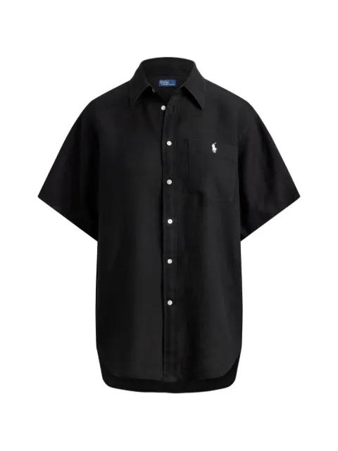 patch-pocket linen shirt by POLO RALPH LAUREN