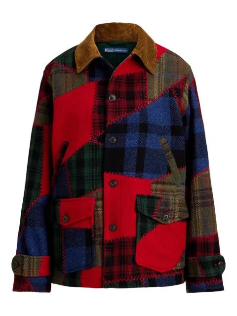 patchwork corduroy-collar jacket by POLO RALPH LAUREN
