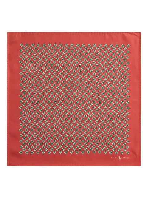 patterned silk pocket scarf by POLO RALPH LAUREN