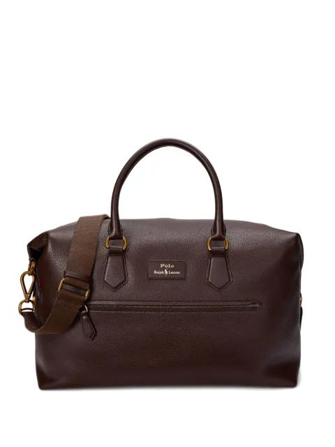 pebbled-leather duffel bag by POLO RALPH LAUREN