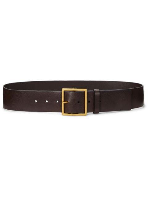 pin-buckle leather belt by POLO RALPH LAUREN