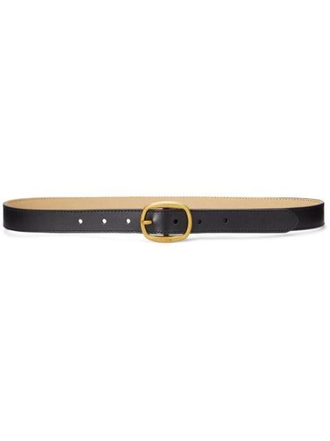 pin-buckle leather belt by POLO RALPH LAUREN