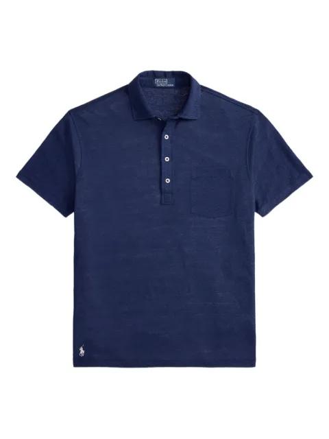 piqué chest-pocket polo shirt by POLO RALPH LAUREN