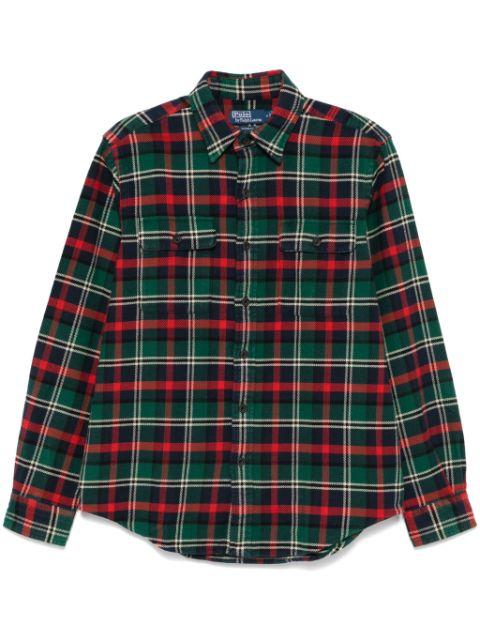 plaid-check shirt by POLO RALPH LAUREN