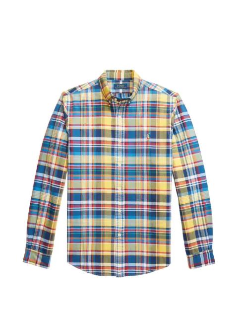 plaid long-sleeved shirt by POLO RALPH LAUREN