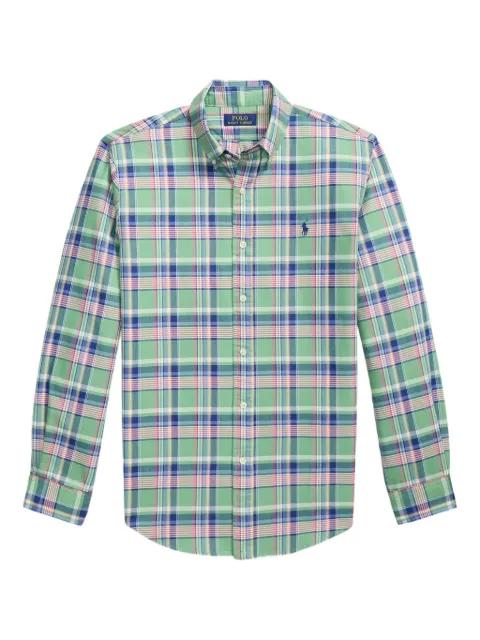 plaid-pattern cotton shirt by POLO RALPH LAUREN
