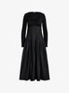 pleated long-sleeve midi dress by POLO RALPH LAUREN pleated long-sleeve midi dress by POLO RALPH LAUREN