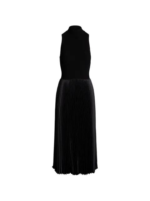 pleated midi dress by POLO RALPH LAUREN