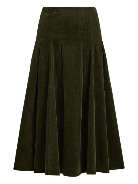 pleated midi skirt by POLO RALPH LAUREN