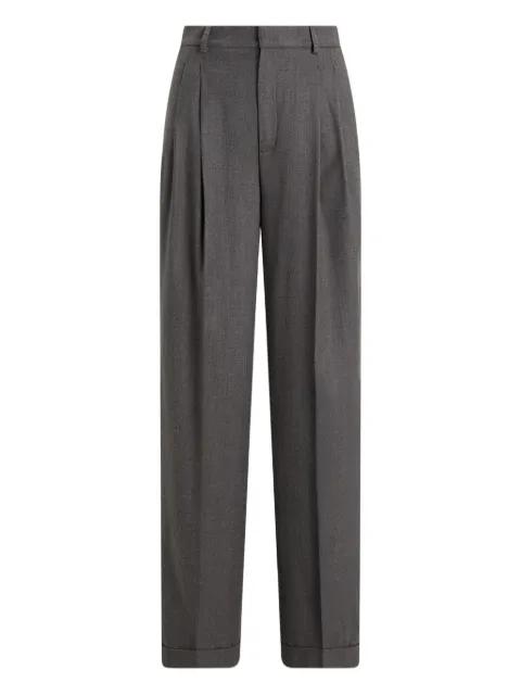pleated palazzo trousers by POLO RALPH LAUREN