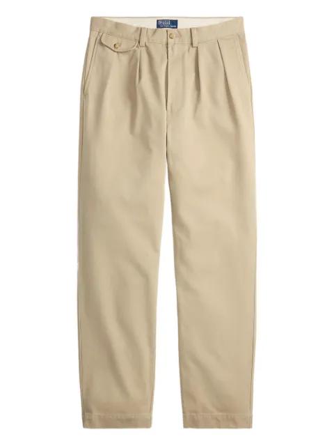 pleated twill trousers by POLO RALPH LAUREN