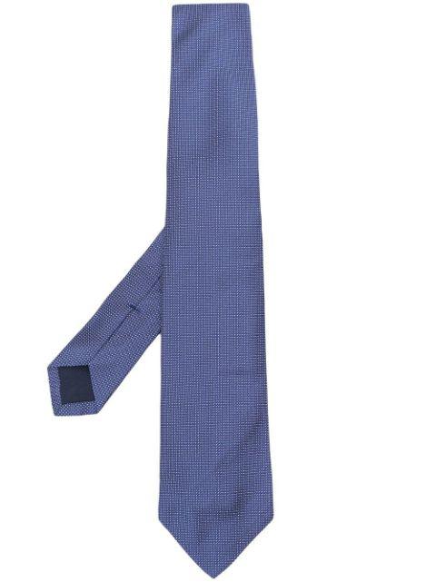 polka dot embroidered silk tie by POLO RALPH LAUREN