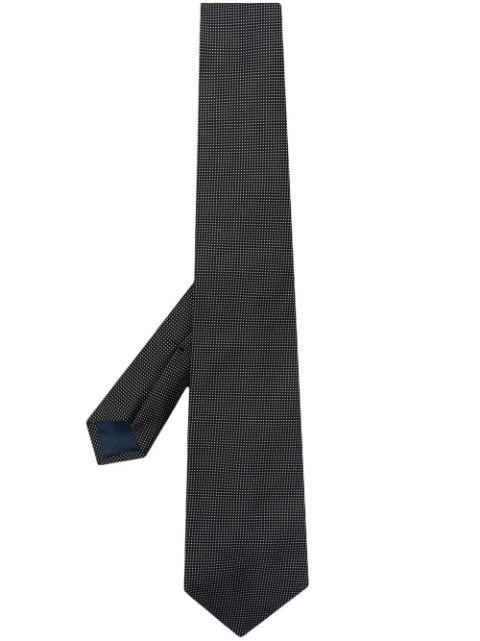 polka-dot embroidered silk tie by POLO RALPH LAUREN