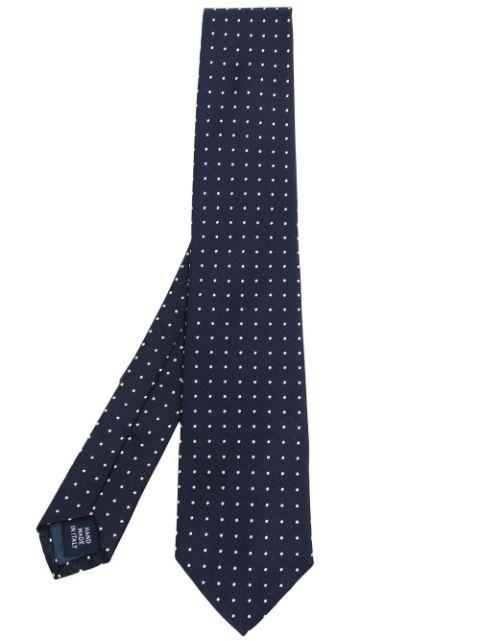 polka-dot print tie by POLO RALPH LAUREN