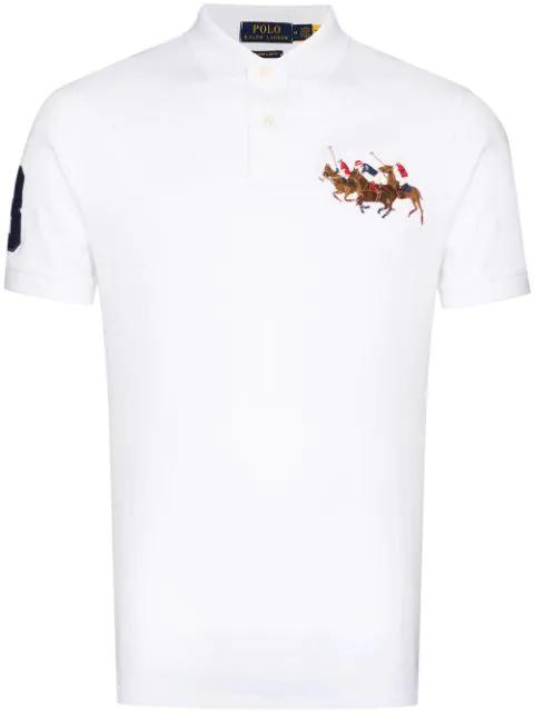 polo-embroidered polo shirt by POLO RALPH LAUREN