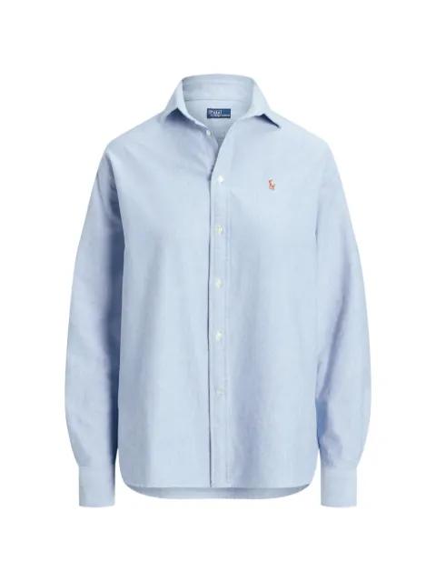 pony embroidered oxford shirt by POLO RALPH LAUREN