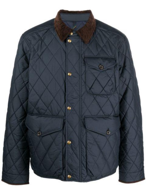 pouch-pocket quilted jacket by POLO RALPH LAUREN