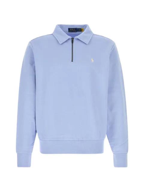 quarter-zip cotton sweatshirt by POLO RALPH LAUREN