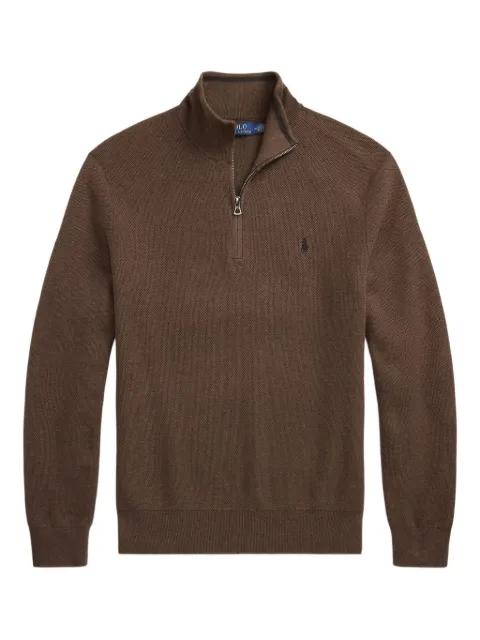quarter-zip pullover sweater by POLO RALPH LAUREN