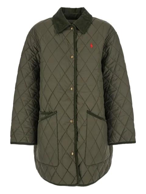 quilted corduroy-collar jacket by POLO RALPH LAUREN