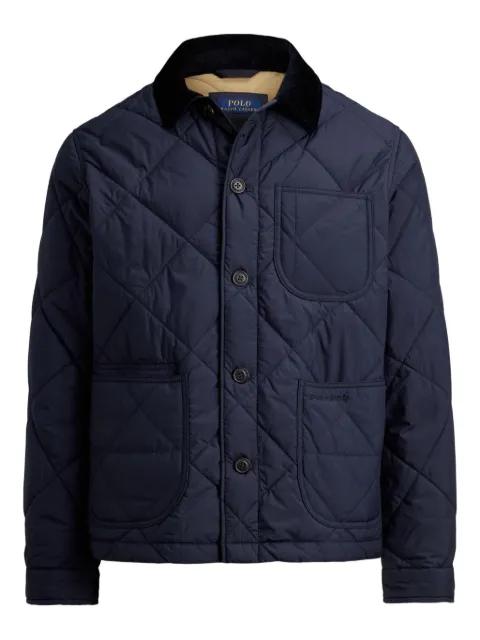 quilted corduroy-collar jacket by POLO RALPH LAUREN