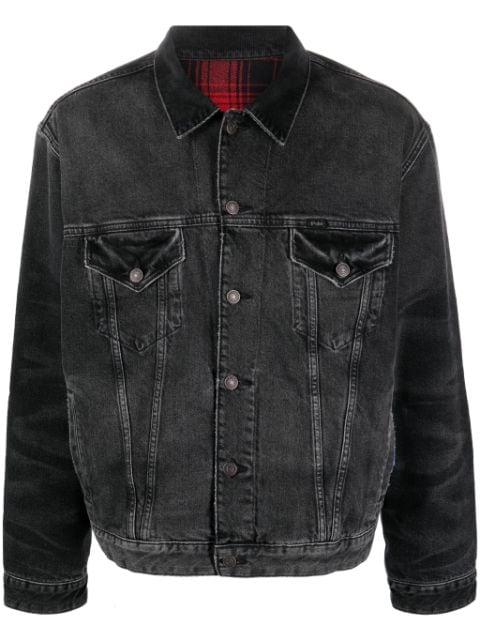 reversible checked denim jacket by POLO RALPH LAUREN