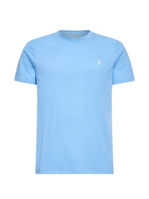 ribbed embroidery T-shirt by POLO RALPH LAUREN