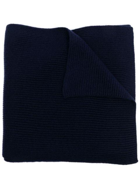 ribbed knit wool scarf by POLO RALPH LAUREN