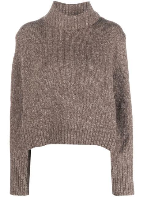roll neck mélange jumper by POLO RALPH LAUREN