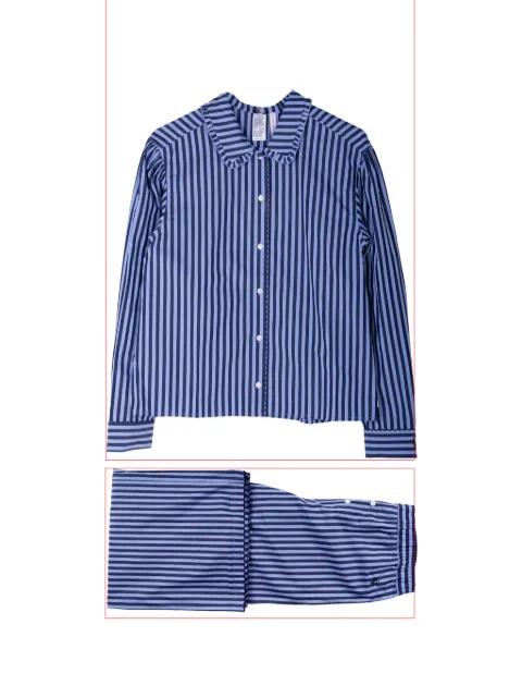 ruffled striped pajama set by POLO RALPH LAUREN