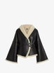 shearling wrap jacket by POLO RALPH LAUREN