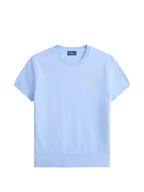 short-sleeve crew-neck sweater by POLO RALPH LAUREN