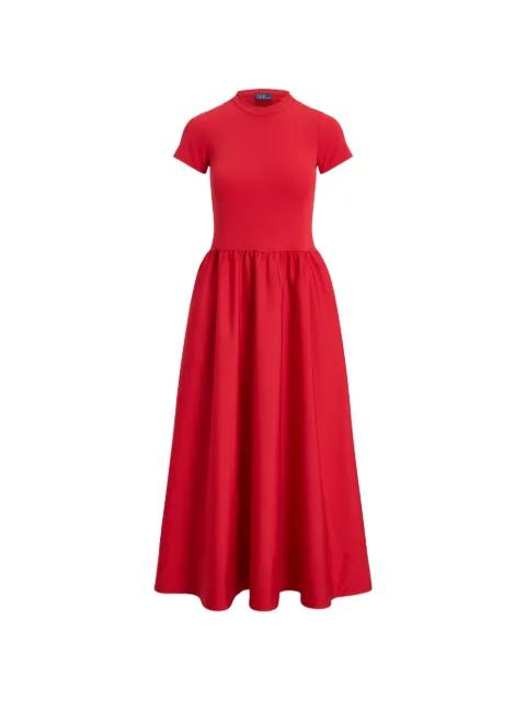 short-sleeve midi dress by POLO RALPH LAUREN