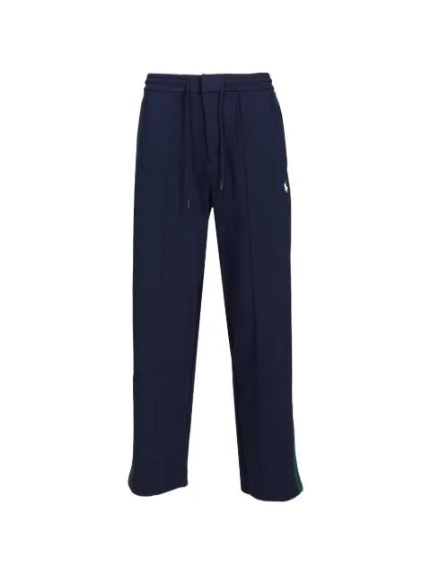 side-stripe drawstring-waist track pants by POLO RALPH LAUREN