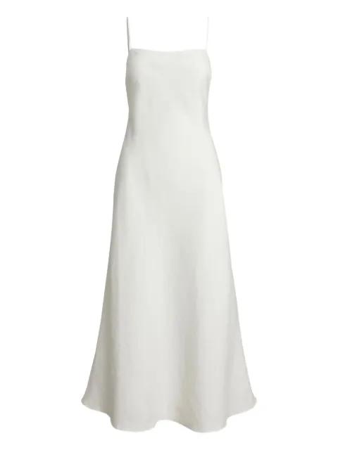sleeveless linen midi dress by POLO RALPH LAUREN