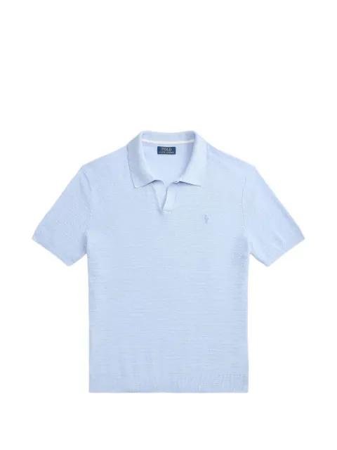 slub-knit polo shirt by POLO RALPH LAUREN