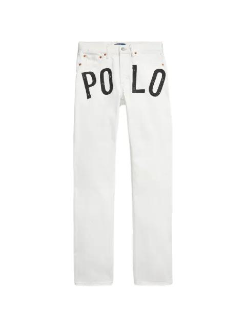 straight print trousers by POLO RALPH LAUREN
