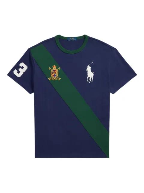 stripe-detailed T-shirt by POLO RALPH LAUREN
