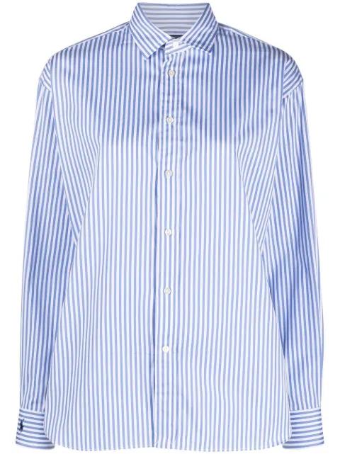 stripe-print long-sleeved shirt by POLO RALPH LAUREN