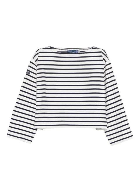 striped boatneck T-shirt by POLO RALPH LAUREN