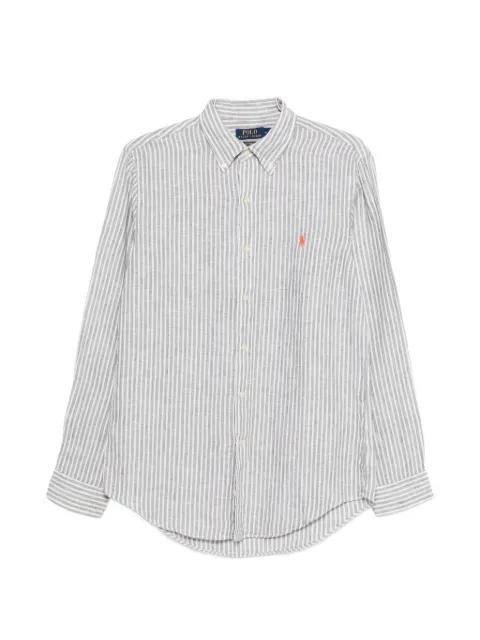 striped button-down shirt by POLO RALPH LAUREN