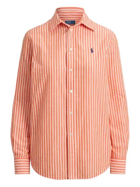 striped button-down shirt by POLO RALPH LAUREN