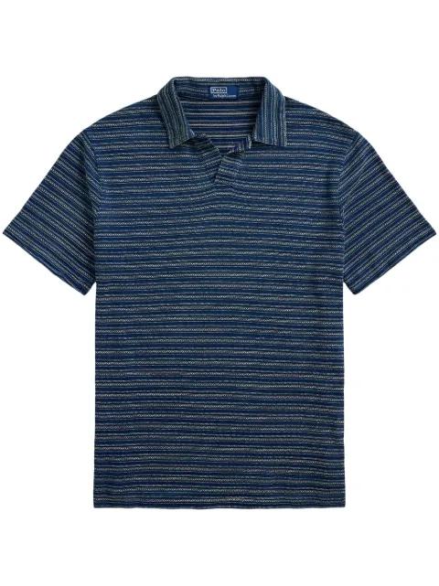 striped cotton polo t-shirt by POLO RALPH LAUREN
