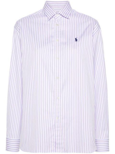 striped cotton shirt by POLO RALPH LAUREN