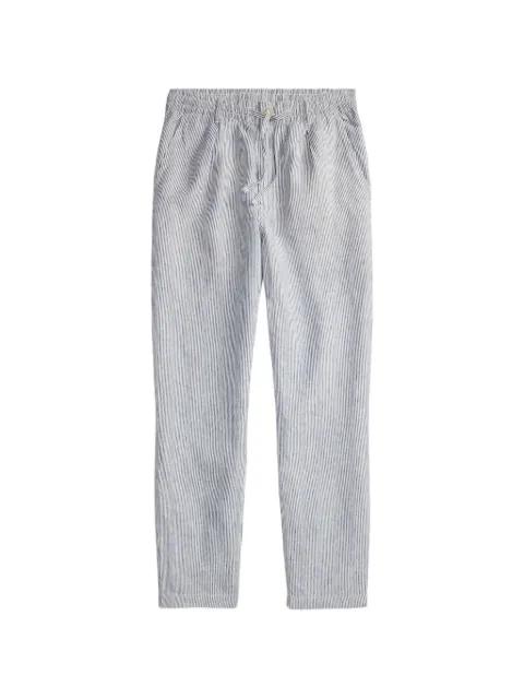 striped drawstring trousers by POLO RALPH LAUREN