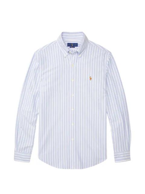 striped embroidered shirt by POLO RALPH LAUREN