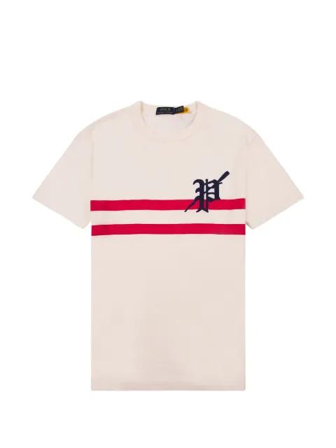 striped gothic T-shirt by POLO RALPH LAUREN